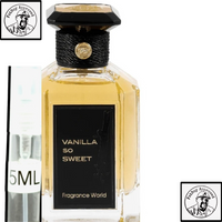 FRAGRANCE WORLD VANILLA SO SWEET (SPIRITUEUSE DOUBLE TWIST)  5ML DECANTS