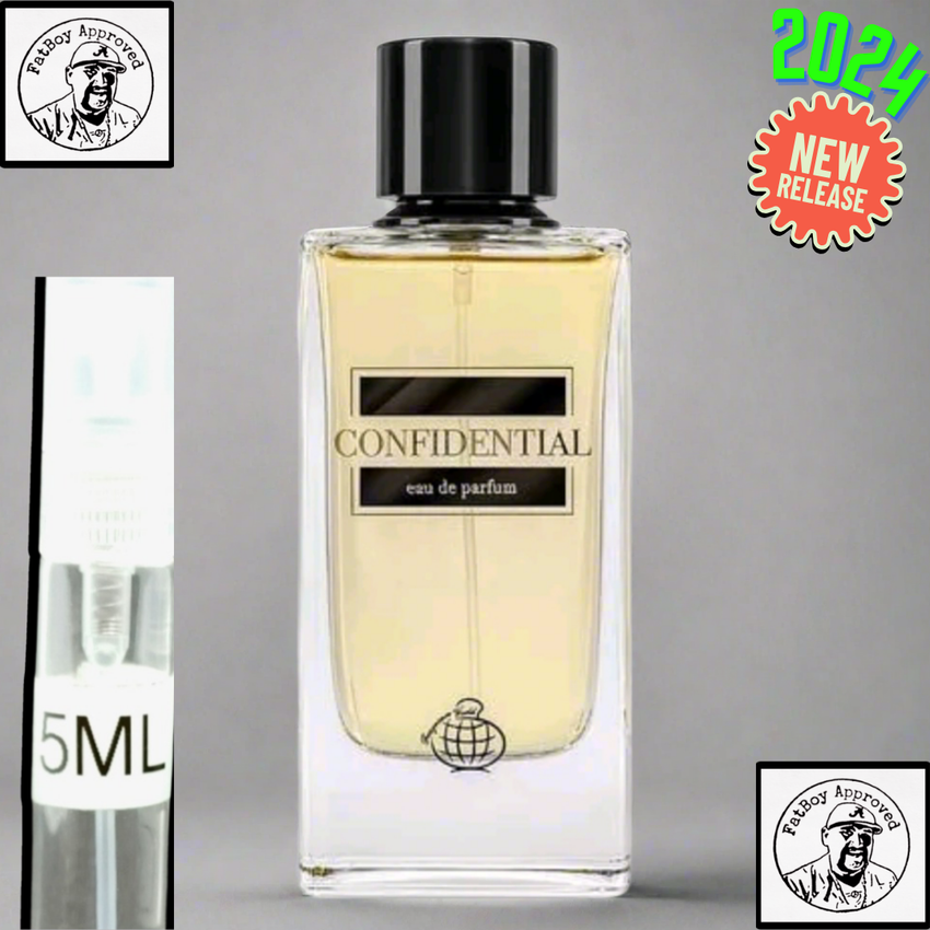 FRAGRANCE WORLD CONFIDENTIAL 5ML DECANTS *PRE ORDER*