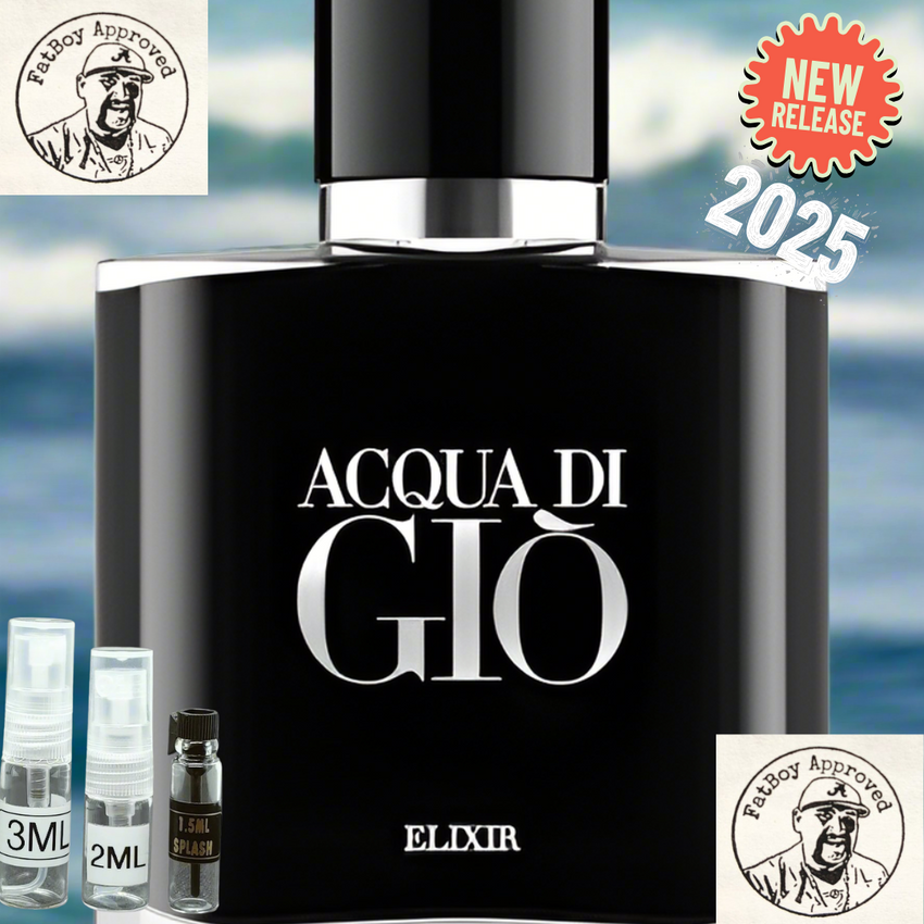 Giorgio Armani Acqua Di Gio Elixir Fragrance Samples *PRE-ORDER* SHIP 3/4