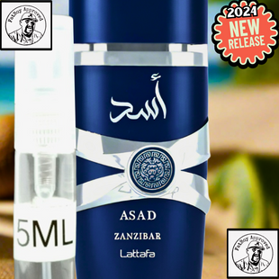 Lattafa Asad Zanzibar Eau
De Parfum 5ml Decants