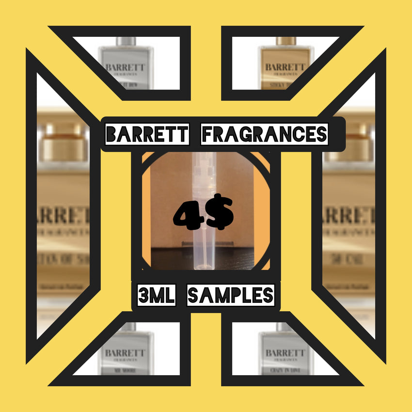 BARRETT FRAGRANACES 3ML DECANTS