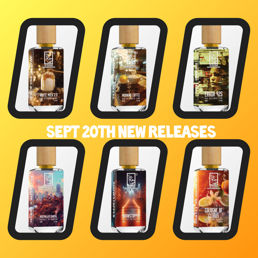 DUA FRAGRANCES SEPTEMBER 20TH NEW RELEASES 3ML SAMPLES *PRE ORDER*