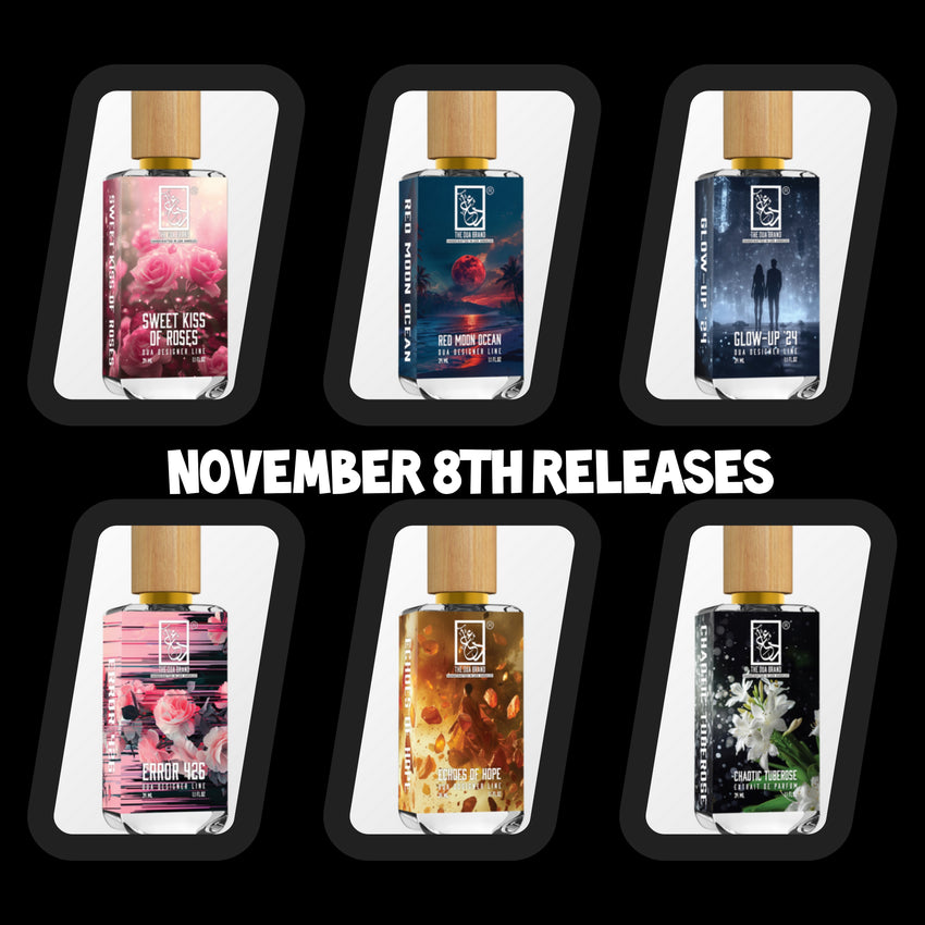 DUA FRAGRANCES NOVEMBER 8TH NEW RELEASES PLUS