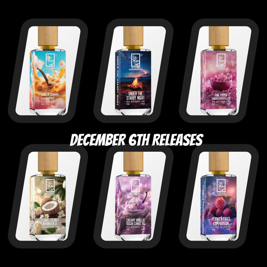 DUA FRAGRANCES DECEMBER 6TH RELEASES 3ML SAMPLES