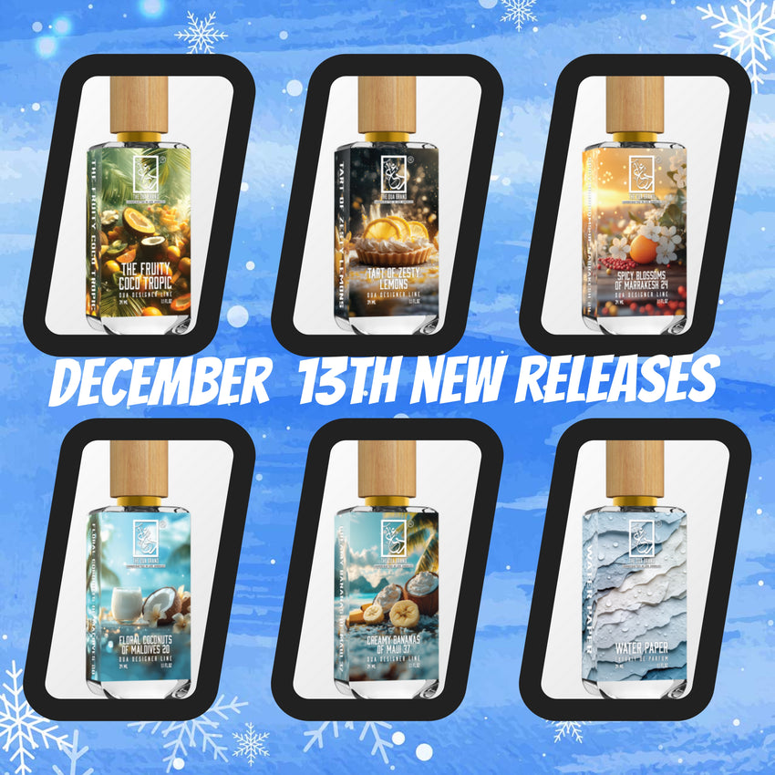 DUA FRAGRANCES DECEMBER 13TH RELEASES 3ML SAMPLES PRE ORDER