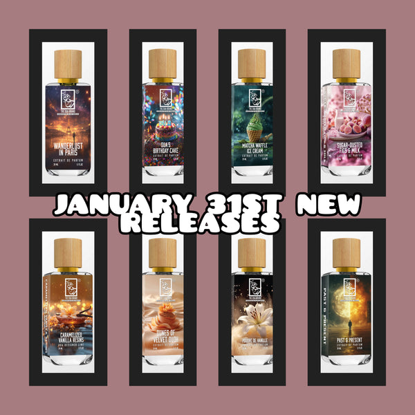 DUA FRAGRANCES JANUARY 31ST NEW RELEASES 3ML SAMPLES PRE-ORDER