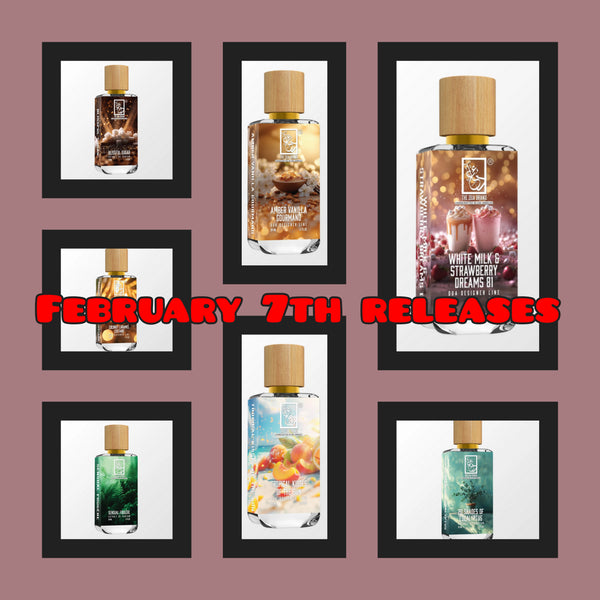 DUA FRAGRANCES FEBRUARY 7TH RELEASES 3ML SAMPLES PRE-ORDER