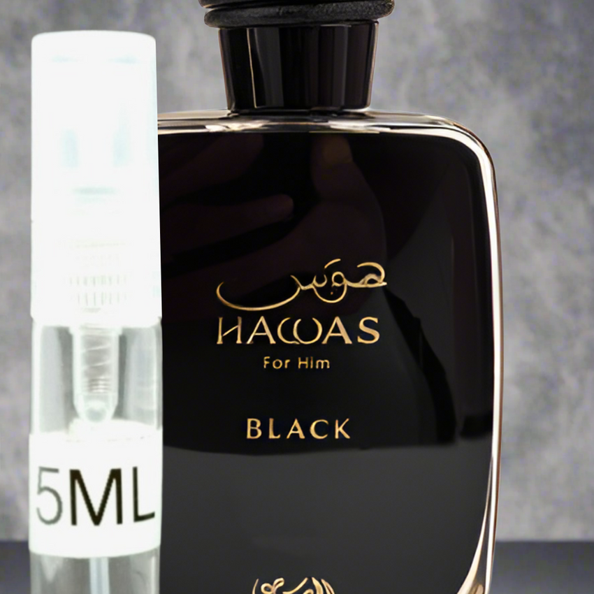 RASASI HAWAS BLACK 5ML DECANTS