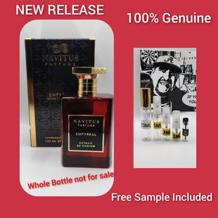 Navitus Parfums Empyreal Samples. A free sample amd bag included.