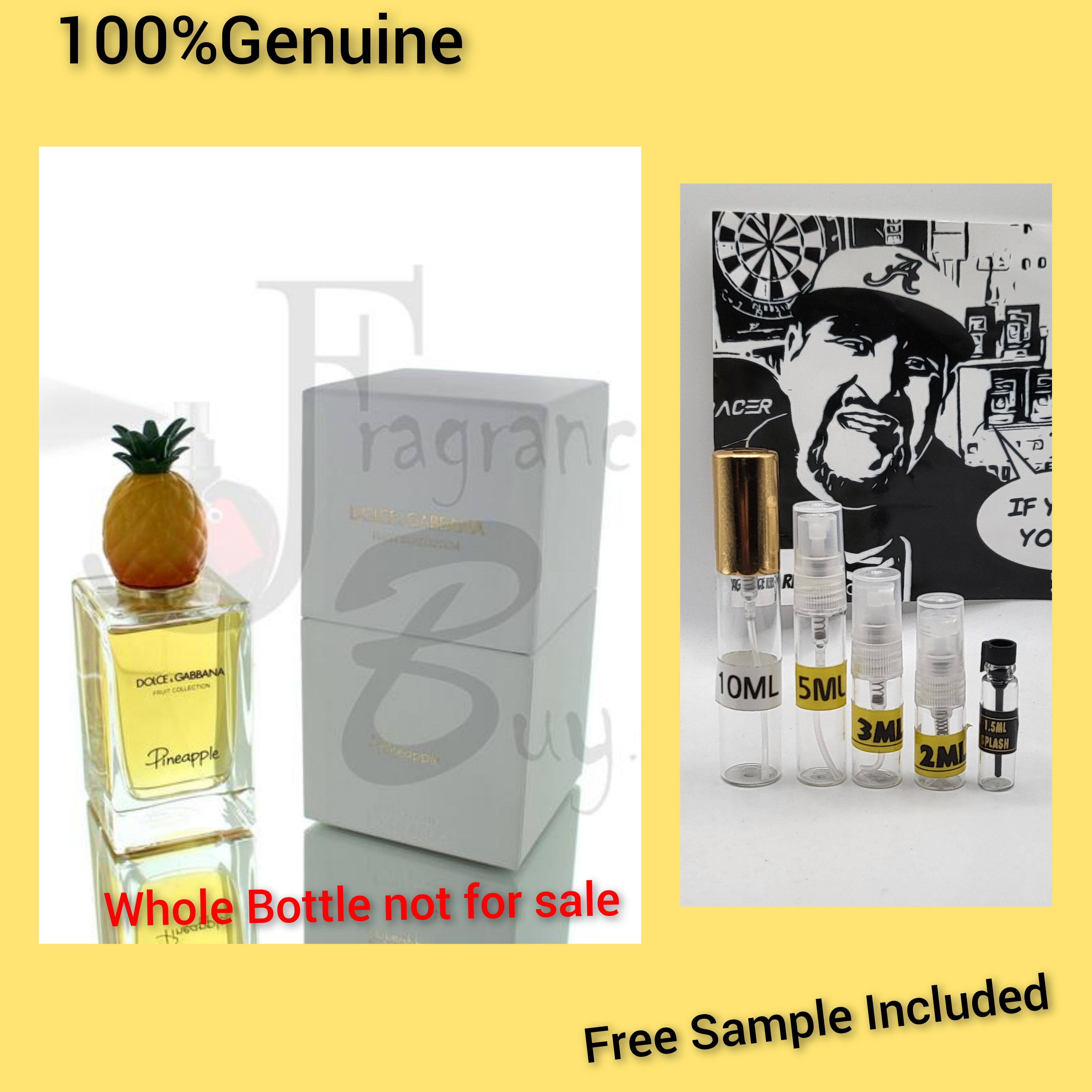 Dolce gabbana best sale pineapple sample